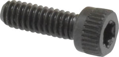 Camcar - #5-40 UNC Torx Plus Drive, Socket Cap Screw - Alloy Steel, Black Oxide Finish, Fully Threaded, 3/8" Length Under Head - Americas Industrial Supply