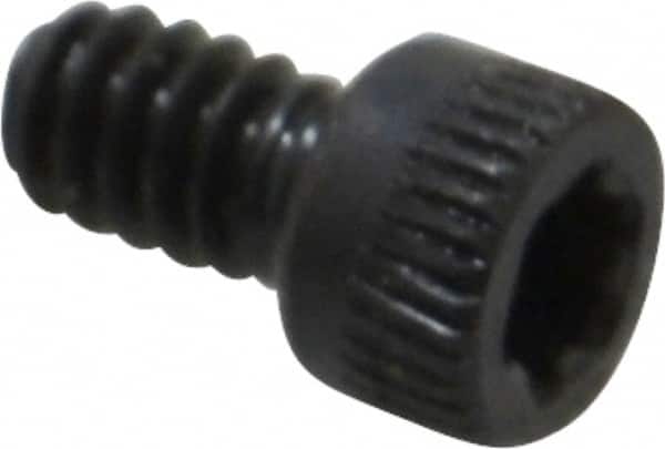 Camcar - #6-32 UNC Torx Plus Drive, Socket Cap Screw - Alloy Steel, Black Oxide Finish, Fully Threaded, 1/4" Length Under Head - Americas Industrial Supply