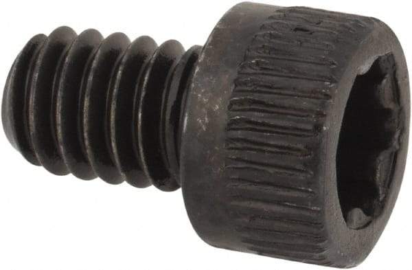 Camcar - #8-32 UNC Torx Plus Drive, Socket Cap Screw - Alloy Steel, Black Oxide Finish, Fully Threaded, 1/4" Length Under Head - Americas Industrial Supply