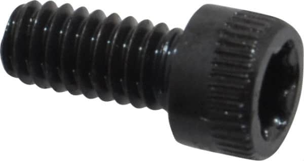 Camcar - #8-32 UNC Torx Plus Drive, Socket Cap Screw - Alloy Steel, Black Oxide Finish, Fully Threaded, 3/8" Length Under Head - Americas Industrial Supply