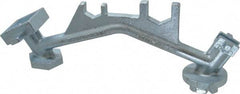 Vestil - 13" Long Cast Steel Drum Plug Wrench - For Use with All Types of Industrial Drum Plugs and Bungs in Metal or Plastic - Americas Industrial Supply