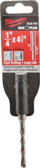 Milwaukee Tool - 1/4" Diam, SDS-Plus Shank, Carbide-Tipped Rotary & Hammer Drill Bit - Americas Industrial Supply
