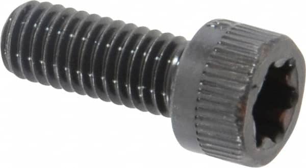 Camcar - #10-32 UNF Torx Plus Drive, Socket Cap Screw - Alloy Steel, Black Oxide Finish, Fully Threaded, 1/2" Length Under Head - Americas Industrial Supply
