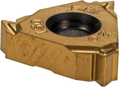 Seco - 16ER External Right Hand ISO Laydown Threading Insert - Grade CP500, TiAlN/TiN Coated Carbide, 9.53mm Inscribed Circle - Americas Industrial Supply
