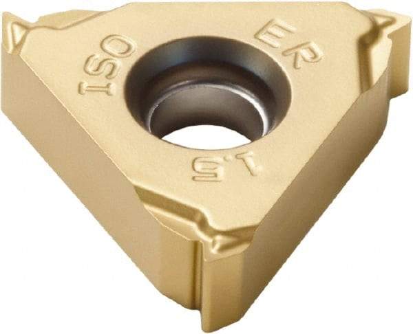 Seco - 16ER External Right Hand ISO Laydown Threading Insert - Grade CP500, TiAlN/TiN Coated Carbide - Americas Industrial Supply