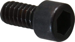 Made in USA - #2-56 UNC Hex Socket Drive, Socket Cap Screw - Alloy Steel, Black Oxide Finish, Fully Threaded, 3/16" Length Under Head - Americas Industrial Supply