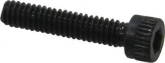 Made in USA - #5-40 UNC Hex Socket Drive, Socket Cap Screw - Alloy Steel, Black Oxide Finish, Fully Threaded, 5/8" Length Under Head - Americas Industrial Supply