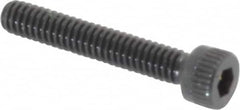 Made in USA - #5-40 UNC Hex Socket Drive, Socket Cap Screw - Alloy Steel, Black Oxide Finish, Fully Threaded, 3/4" Length Under Head - Americas Industrial Supply