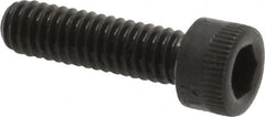 Made in USA - #8-32 UNC Hex Socket Drive, Socket Cap Screw - Alloy Steel, Black Oxide Finish, Fully Threaded, 5/8" Length Under Head - Americas Industrial Supply
