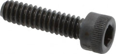 Made in USA - #10-24 UNC Hex Socket Drive, Socket Cap Screw - Alloy Steel, Black Oxide Finish, Fully Threaded, 3/4" Length Under Head - Americas Industrial Supply