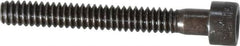 Made in USA - #10-24 UNC Hex Socket Drive, Socket Cap Screw - Alloy Steel, Black Oxide Finish, Partially Threaded, 1-1/2" Length Under Head - Americas Industrial Supply