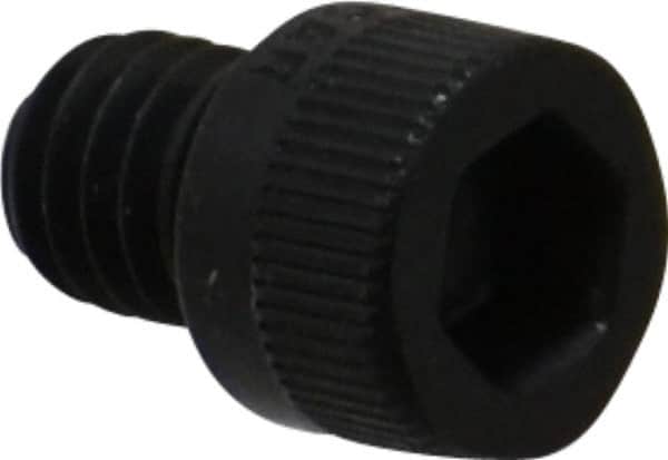Made in USA - 5/16-18 UNC Hex Socket Drive, Socket Cap Screw - Alloy Steel, Black Oxide Finish, Fully Threaded, 3/8" Length Under Head - Americas Industrial Supply
