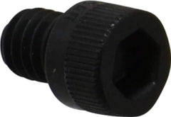 Made in USA - 5/16-18 UNC Hex Socket Drive, Socket Cap Screw - Alloy Steel, Black Oxide Finish, Fully Threaded, 3/8" Length Under Head - Americas Industrial Supply