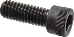 Made in USA - 5/16-18 UNC Hex Socket Drive, Socket Cap Screw - Alloy Steel, Black Oxide Finish, Fully Threaded, 7/8" Length Under Head - Americas Industrial Supply