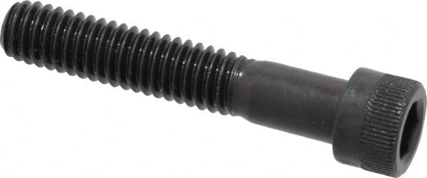 Made in USA - 5/16-18 UNC Hex Socket Drive, Socket Cap Screw - Alloy Steel, Black Oxide Finish, Partially Threaded, 1-3/4" Length Under Head - Americas Industrial Supply