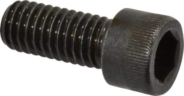 Made in USA - 3/8-16 UNC Hex Socket Drive, Socket Cap Screw - Alloy Steel, Black Oxide Finish, Fully Threaded, 7/8" Length Under Head - Americas Industrial Supply