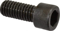 Made in USA - 3/8-16 UNC Hex Socket Drive, Socket Cap Screw - Alloy Steel, Black Oxide Finish, Fully Threaded, 7/8" Length Under Head - Americas Industrial Supply
