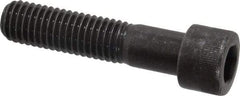 Made in USA - 1/2-13 UNC Hex Socket Drive, Socket Cap Screw - Alloy Steel, Black Oxide Finish, Partially Threaded, 2-1/4" Length Under Head - Americas Industrial Supply