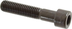 Made in USA - 1/2-13 UNC Hex Socket Drive, Socket Cap Screw - Alloy Steel, Black Oxide Finish, Partially Threaded, 2-1/2" Length Under Head - Americas Industrial Supply