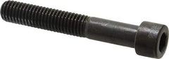 Made in USA - 1/2-13 UNC Hex Socket Drive, Socket Cap Screw - Alloy Steel, Black Oxide Finish, Partially Threaded, 3-1/4" Length Under Head - Americas Industrial Supply