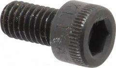 Made in USA - #10-32 UNF Hex Socket Drive, Socket Cap Screw - Alloy Steel, Black Oxide Finish, Fully Threaded, 3/8" Length Under Head - Americas Industrial Supply