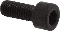 Made in USA - #10-32 UNF Hex Socket Drive, Socket Cap Screw - Alloy Steel, Black Oxide Finish, Fully Threaded, 1/2" Length Under Head - Americas Industrial Supply