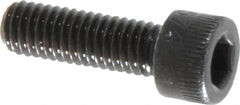 Made in USA - #10-32 UNF Hex Socket Drive, Socket Cap Screw - Alloy Steel, Black Oxide Finish, Fully Threaded, 5/8" Length Under Head - Americas Industrial Supply