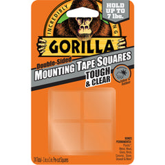 Gorilla Clear Mounting Tape Squares - Americas Industrial Supply