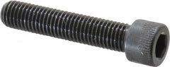 Made in USA - 1/4-28 UNF Hex Socket Drive, Socket Cap Screw - Alloy Steel, Black Oxide Finish, Fully Threaded, 1-1/4" Length Under Head - Americas Industrial Supply