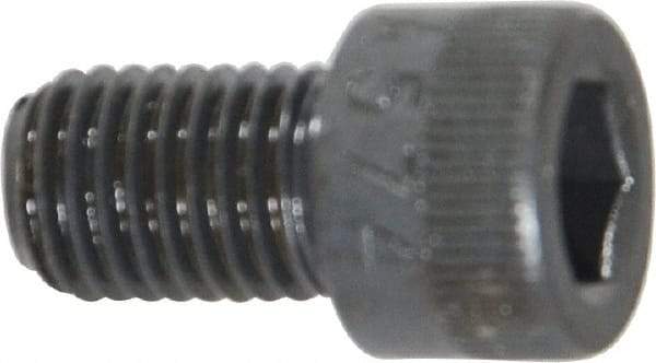 Made in USA - 5/16-24 UNF Hex Socket Drive, Socket Cap Screw - Alloy Steel, Black Oxide Finish, Fully Threaded, 1/2" Length Under Head - Americas Industrial Supply