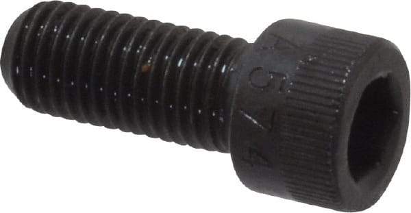 Made in USA - 5/16-24 UNF Hex Socket Drive, Socket Cap Screw - Alloy Steel, Black Oxide Finish, Fully Threaded, 3/4" Length Under Head - Americas Industrial Supply