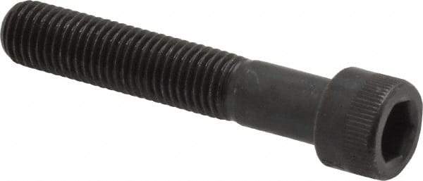 Made in USA - 5/16-24 UNF Hex Socket Drive, Socket Cap Screw - Alloy Steel, Black Oxide Finish, Partially Threaded, 1-3/4" Length Under Head - Americas Industrial Supply