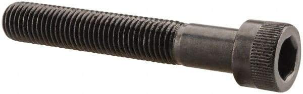 Made in USA - 5/16-24 UNF Hex Socket Drive, Socket Cap Screw - Alloy Steel, Black Oxide Finish, Partially Threaded, 2" Length Under Head - Americas Industrial Supply