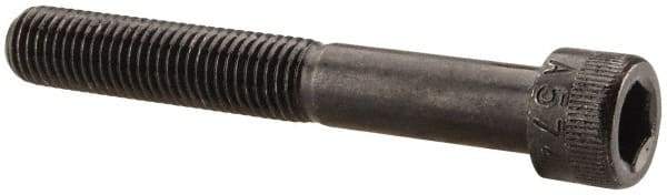 Made in USA - 5/16-24 UNF Hex Socket Drive, Socket Cap Screw - Alloy Steel, Black Oxide Finish, Partially Threaded, 2-1/4" Length Under Head - Americas Industrial Supply