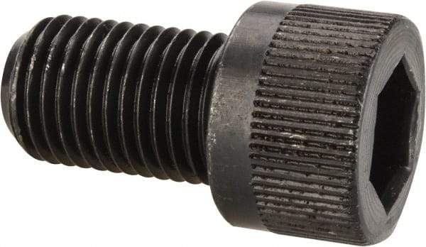 Made in USA - 3/8-24 UNF Hex Socket Drive, Socket Cap Screw - Alloy Steel, Black Oxide Finish, Fully Threaded, 5/8" Length Under Head - Americas Industrial Supply