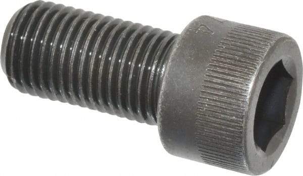 Made in USA - 3/8-24 UNF Hex Socket Drive, Socket Cap Screw - Alloy Steel, Black Oxide Finish, Fully Threaded, 3/4" Length Under Head - Americas Industrial Supply
