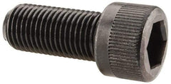 Made in USA - 3/8-24 UNF Hex Socket Drive, Socket Cap Screw - Alloy Steel, Black Oxide Finish, Fully Threaded, 7/8" Length Under Head - Americas Industrial Supply
