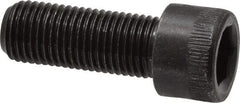 Made in USA - 3/8-24 UNF Hex Socket Drive, Socket Cap Screw - Alloy Steel, Black Oxide Finish, Fully Threaded, 1" Length Under Head - Americas Industrial Supply