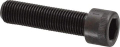 Made in USA - 3/8-24 UNF Hex Socket Drive, Socket Cap Screw - Alloy Steel, Black Oxide Finish, Fully Threaded, 1-1/2" Length Under Head - Americas Industrial Supply