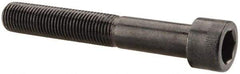 Made in USA - 3/8-24 UNF Hex Socket Drive, Socket Cap Screw - Alloy Steel, Black Oxide Finish, Partially Threaded, 2-1/2" Length Under Head - Americas Industrial Supply
