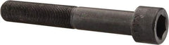 Made in USA - 3/8-24 UNF Hex Socket Drive, Socket Cap Screw - Alloy Steel, Black Oxide Finish, Partially Threaded, 3" Length Under Head - Americas Industrial Supply