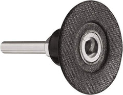 DeWALT - 3" Diam Quick-Change Disc Backing Pad - 1/4" Shank Diam, 20,000 RPM, Roloc Compatible - Americas Industrial Supply