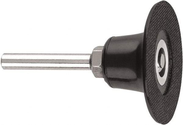 DeWALT - 1-1/2" Diam Quick-Change Disc Backing Pad - 1/4" Shank Diam, 30,000 RPM, Roloc TS Compatible - Americas Industrial Supply