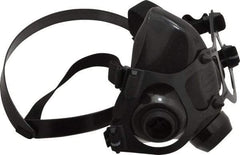 North - Series 7700, Size M Half Mask Respirator - 2-Point Suspension, Threaded Connection - Americas Industrial Supply