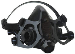 North - Series 7700, Size L Half Mask Respirator - 2-Point Suspension, Threaded Connection - Americas Industrial Supply