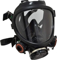 3M - Series 7800S, Size L Full Face Respirator - 6-Point Suspension, Bayonet & DIN Connection - Americas Industrial Supply