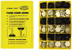 Made in USA - 150 Piece, Screw Assortment - Rosette Head - Americas Industrial Supply