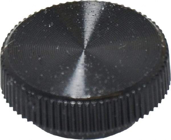 Made in USA - Knurled Plastic Thumb Screw - 16mm OAL, 16mm Head Diam x 6.5mm Head Height - Americas Industrial Supply