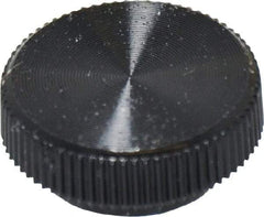 Made in USA - Knurled Plastic Thumb Screw - 16mm OAL, 16mm Head Diam x 6.5mm Head Height - Americas Industrial Supply