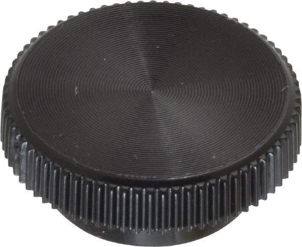 Made in USA - Knurled Plastic Thumb Screw - 19mm OAL, 19mm Head Diam x 7.6mm Head Height - Americas Industrial Supply